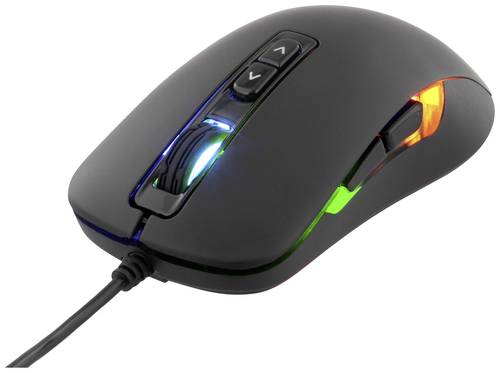 DELTACO GAMING DM110 Gaming-Maus USB, Kabelgebunden Optisch Schwarz 7 Tasten 800 dpi, 1200 dpi, 1600 von DELTACO GAMING