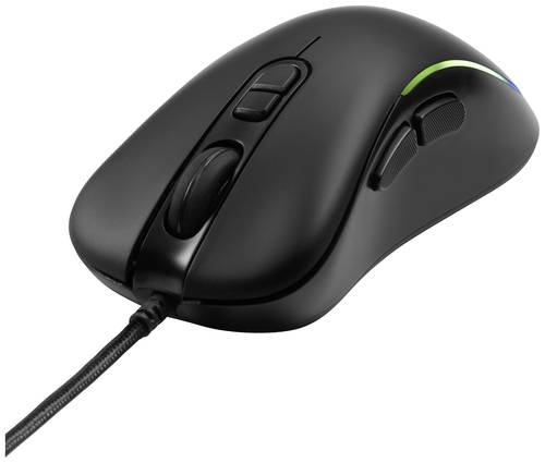 DELTACO GAMING DM120 Gaming-Maus Kabelgebunden Optisch Schwarz 7 Tasten 800 dpi, 1200 dpi, 1600 dpi, von DELTACO GAMING