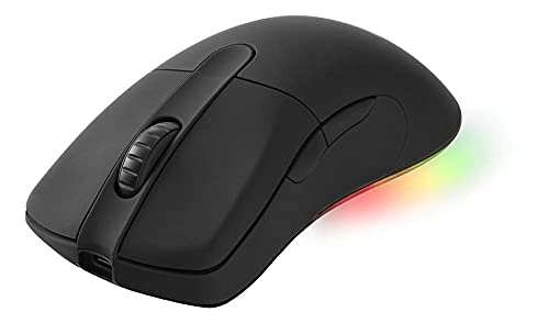 DELTACO GAMING DM430 Gaming-Maus Kabellos, Funk Optisch Schwarz 3 Tasten 16000 DPI Beleuchtet von DELTACO GAMING