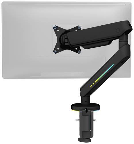 DELTACO GAMING RGB Single 1fach Monitor-Tischhalterung 43,2cm (17 ) - 81,3cm (32 ) Schwarz Neigba von DELTACO GAMING