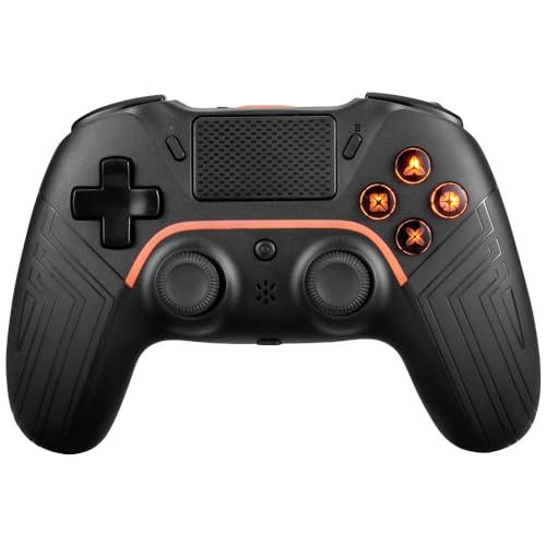 DELTACO GAMING Wireless PS4 & PC Controller Controller PlayStation 4, PC, Android, iOS Schwarz [video game] von DELTACO GAMING