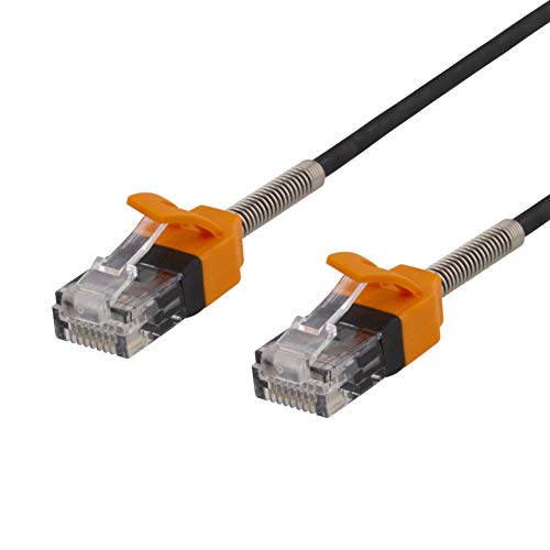 DELTACO Gaming Patchkabel 10 m (Cat 6A U/UTP, 500 MHz, Zugentlastung, LAN-Kabel) von DELTACO GAMING