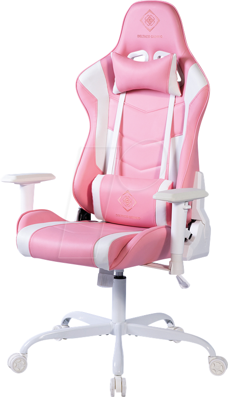 DTG GAM-096-P - Deltaco Gaming Stuhl GAM-096-P, Leder, pink von DELTACO GAMING