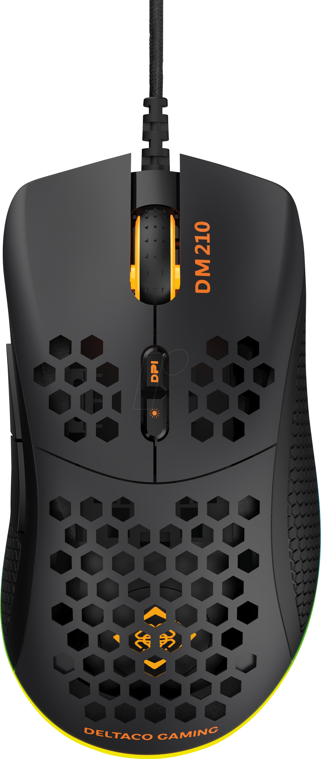 DTG GAM-108 - Gaming-Maus (Mouse), Kabel, ultraleicht, RGB, schwarz von DELTACO GAMING