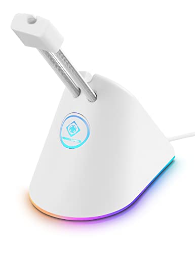 DELTACO GAM-044-W-RGB Gaming White Line WA91 RGB Mouse Bungee - 8 RGB-Modi - USB-C - Weiß DELTACO GAM-044-W-RGB Gaming White Line WA91 RGB Mouse Bungee - 8 RGB-Modi - USB-C - Weiß von DELTACO GAMING