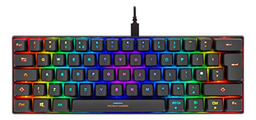 SweDeltaco Deltaco Gaming DK430 Mechanische Mini Gaming Tastatur - 60% Layout - RGB - Content Red Key - UK Layout von DELTACO GAMING