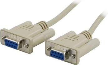 DELTACO DEL-25B Kabel Serie Beige 5 m – Serienkabel (Beige, 5 m, Stecker auf Stecker, Stecker, vernickelt) von DELTACO