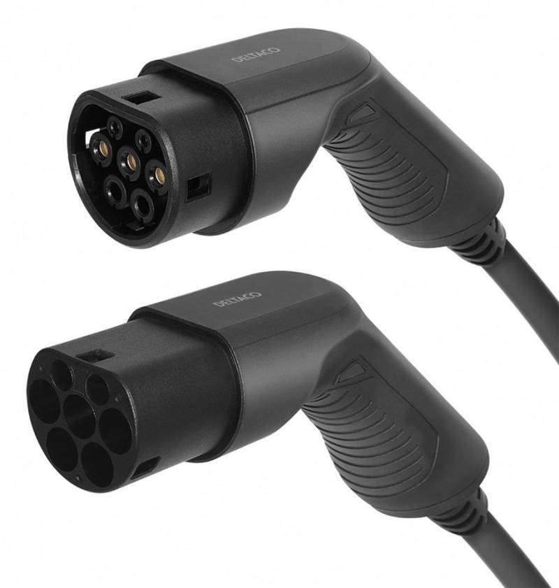 DELTACO Deltaco Ladekabel für EV / Elektro-Auto EV-1217 1-phasig IEC Typ 2 Autoladekabel von DELTACO
