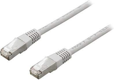 DELTACO FTP Netzwerkkabel 15m grau - Netzwerkkabel (15m, RJ-45, RJ-45, Grau) von DELTACO