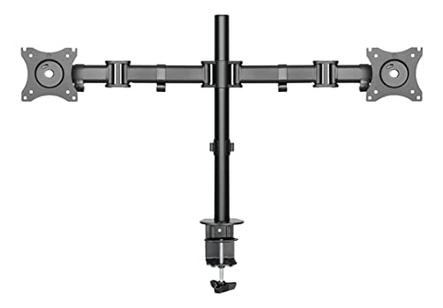 Deltaco Monitor Schreibtischhalterung, bewegliche Monitor-Halterung für Zwei Monitore von 13 bis 27 Zoll Flach & Curved, Monitore bis max. 8 kg pro Monitor VESA Norm 75x75mm bis 100x100mm, schwarz Deltaco Monitor Schreibtischhalterung, bewegliche Monitor-Halterung für Zwei Monitore von 13 bis 27 Zoll Flach & Curved, Monitore bis max. 8 kg pro Monitor VESA Norm 75x75mm bis 100x100mm, schwarz von DELTACO