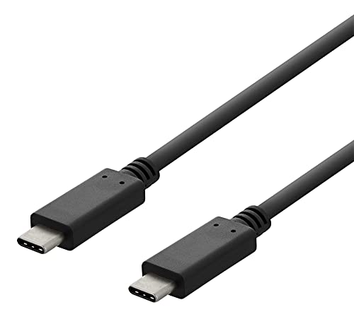 DELTACO USBC-2002 USB Kabel 2 m USB 2.0 Schwarz von DELTACO