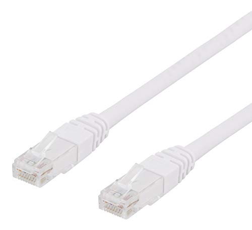DELTACO UTP CAT6 2 m weiß Netzwerk-Kabel – Netzwerk-Kabel (2 m, RJ-45, RJ-45, weiß) von DELTACO