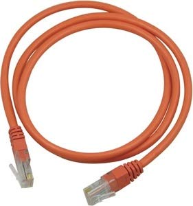 DELTACO UTP Cat5e Netzwerkkabel 0,5m orange - Netzwerkkabel (0,5m, RJ-45, RJ-45, Orange) von DELTACO