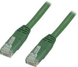 DELTACO UTP Cat5e Netzwerkkabel 2m grün - Netzwerkkabel (2m, RJ-45, RJ-45, Grün) von DELTACO