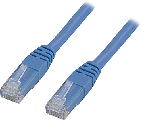 DELTACO UTP Cat6 Netzwerkkabel 1m blau - Netzwerkkabel (1m, RJ-45, RJ-45, Blau) von DELTACO
