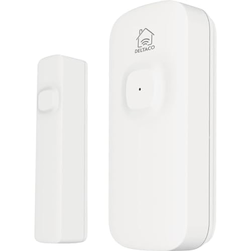 Deltaco SMART HOME akkubetriebener, magnetischer Tür- und Fenstersensor mit WiFi (SH-WS02) von DELTACO