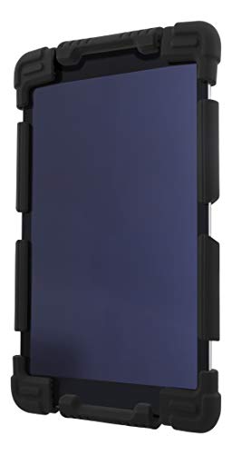 Deltaco Schutzhülle aus Silikon für Tablets, Standfunktion, Schwarz, 7 Zoll bis 8 Zoll (17,78 bis 20,3 cm) von DELTACO