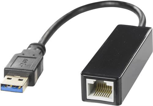 Deltaco USB3-GIGA5 Ethernet Netzwerkkarte 1000 Mbit/s – Netzwerkkarten (kabelgebunden, USB, Ethernet, 1000 Mbit/s, schwarz) von DELTACO