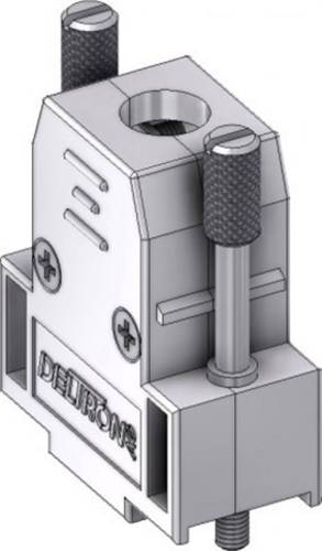 Deltron Connectors CTLM09M2.5 D-SUB Gehäuse Polzahl (num): 9 Kunststoff, metallisiert 180° Metall von DELTRON CONNECTORS