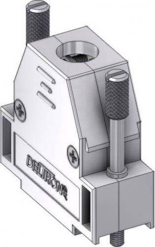 Deltron Connectors CTLM15M3 D-SUB Gehäuse Polzahl (num): 15 Kunststoff, metallisiert 180° Metall 1 von DELTRON CONNECTORS