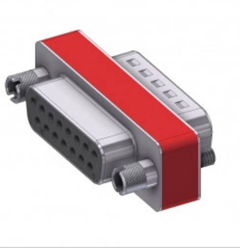 Deltron Connectors D-SUB Adapter D-SUB-Buchse 15pol. - D-SUB-Stecker 15pol. 1St. von DELTRON CONNECTORS
