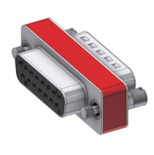 Deltron Connectors D-SUB Adapter D-SUB-Stecker 15pol. - D-SUB-Buchse 15pol. 1St. von DELTRON CONNECTORS
