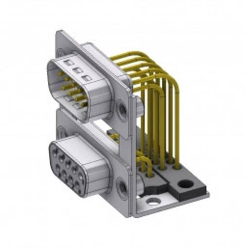 Deltron Connectors DPB 9PN70/9SN70 D-SUB Doppelstock-Steckverbinder 180° Polzahl (num): 9 Löten 1St. von DELTRON CONNECTORS