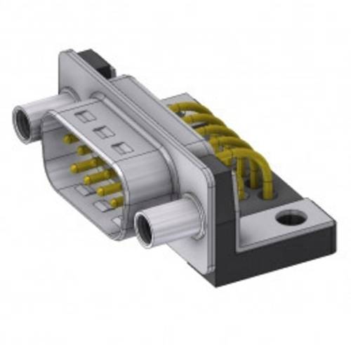 Deltron Connectors DTS 09 PYC M66UN D-SUB Stecker 90° Polzahl (num): 9 Löten, Pins 1St. von DELTRON CONNECTORS