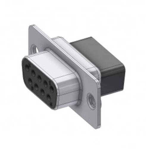 Deltron Connectors DTS09 SX D-SUB Buchse 180° Polzahl (num): 9 Crimpen von DELTRON CONNECTORS