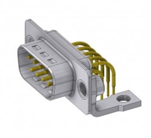 Deltron Connectors DTS09PYC/2M46UN D-SUB Stecker 90° Polzahl (num): 9 Löten, Pins 1St. von DELTRON CONNECTORS