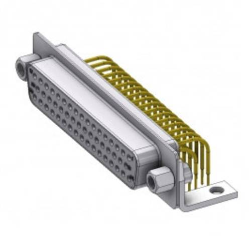 Deltron Connectors DTS50SYC/2M46UNB5 D-SUB Buchse 90° Polzahl (num): 50 Löten, Pins 1St. von DELTRON CONNECTORS