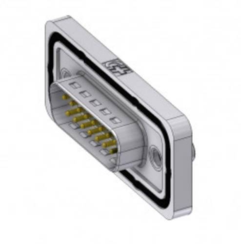 Deltron Connectors DTSWM15PZ/2M85UN D-SUB Stecker 180° Polzahl (num): 15 Lötkelch 1St. von DELTRON CONNECTORS