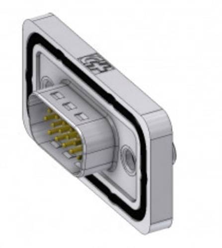Deltron Connectors HD-DWM15PZ/2M85UN D-SUB Stecker 180° Polzahl (num): 15 Lötkelch 1St. von DELTRON CONNECTORS