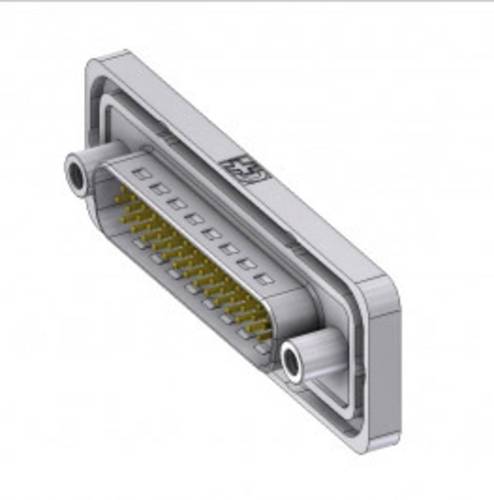 Deltron Connectors HD-DWM44PY/2M95UN D-SUB Stecker 180° Polzahl (num): 44 Löten, Pins 1St. von DELTRON CONNECTORS