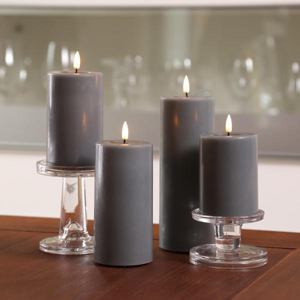 LED Kerzenset MIA - Echtwachs - 4 Größen - inkl. Batterien und Fern... von DELUXE Homeart