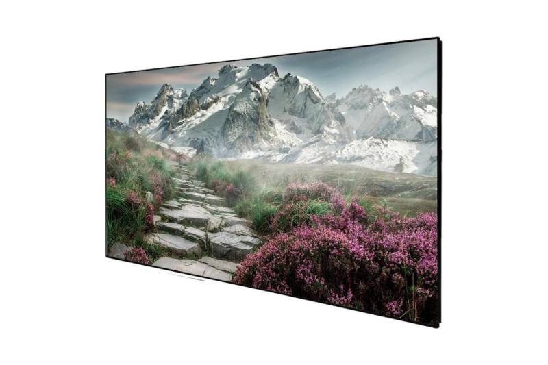 DELUXX Cinema Slimframe Soundvision Rahmenleinwand - 135 Zoll (298 x 168 cm) von DELUXX