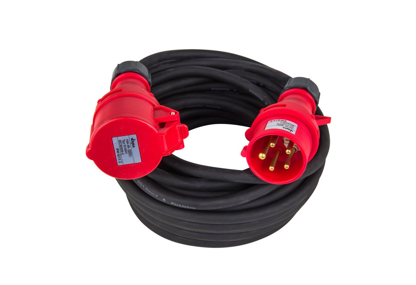 DEMA 20m CEE Verlängerungskabel H07RNF 16A 5x1,5mm² Verlängerungskabel von DEMA