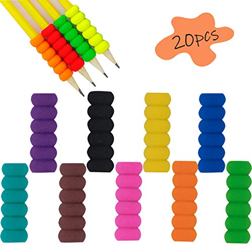 20 Stücke Bleistift Grips Komfort zu halten Schaumstoff Steile Bleistiftgriffe Schreibhilfe für Stift Kinder Stifthalter Ergonomische Schreibhilfe für Stift Bleistift Halter für Haltungskorrektur 20 Stücke Bleistift Grips Komfort zu halten Schaumstoff Steile Bleistiftgriffe Schreibhilfe für Stift Kinder Stifthalter Ergonomische Schreibhilfe für Stift Bleistift Halter für Haltungskorrektur von DEMON KILLER
