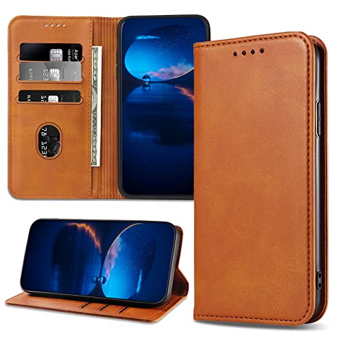 DENDICO Hülle für iPhone 11 Pro Max, PU Leder Handyhülle, Stoßfeste Klapphülle Schutzhülle Kompatibel mit iPhone 11 Pro Max, Hellbraun DENDICO Hülle für iPhone 11 Pro Max, PU Leder Handyhülle, Stoßfeste Klapphülle Schutzhülle Kompatibel mit iPhone 11 Pro Max, Hellbraun von DENDICO