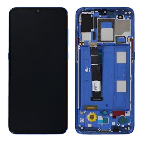 LCD Display kompatibel mit Original Xiaomi Mi 9 (2019) OLED Touch Screen Glas Digitizer Blau Bildschirm / 561010016033 von DENMEN
