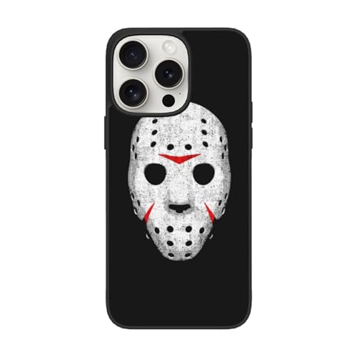 DENMER Horror Skull iPhone 15 Hülle, Premium TPU + PC Material, ultimativer Anti-Fall-Schutz für iPhone 15 Pro und iPhone 15 Pro Max von DENMER