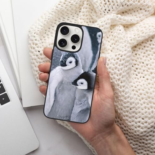 DENMER Niedlicher Pinguin iPhone 15 Hülle – Premium TPU + PC Material – ultimativer Anti-Fall-Schutz für iPhone 15 Pro und iPhone 15 Pro Max von DENMER