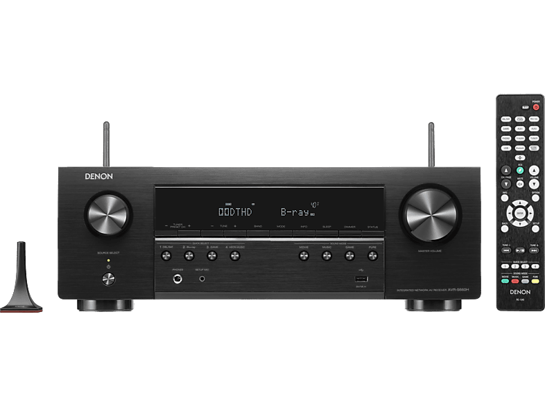 DENON AVR-S660H AV Receiver (5.2 Kanäle, Schwarz) von DENON