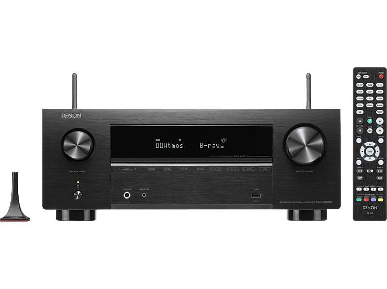 DENON AVR-X2800H AV-Receiver (7.2 Kanäle, Schwarz) von DENON