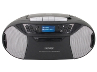 Denver TDC-250, 1,58 kg, Schwarz, Silber, Tragbarer CD-Player von DENVER