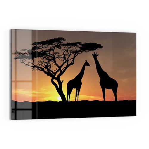 DEQORI Glas-Magnettafel | 60x40 cm cm groß | Motiv "Afrikanische Eleganz" | Memo-Board aus Glas | Magnetboard inkl. Magnete, Stift & Tuch für Küche & Büro | Tafel magnetisch & beschreibbar DEQORI Glas-Magnettafel | 60x40 cm cm groß | Motiv "Afrikanische Eleganz" | Memo-Board aus Glas | Magnetboard inkl. Magnete, Stift & Tuch für Küche & Büro | Tafel magnetisch & beschreibbar von DEQORI