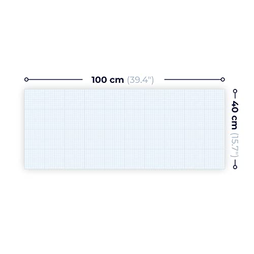 DEQORI personalisierte Glas-Magnettafel | 100x40 cm mit Foto | eigenes Bild | Memo-Board aus Glas | Magnetboard inkl. Magnete, Stift & Tuch für Küche & Büro | Tafel magnetisch & beschreibbar von DEQORI