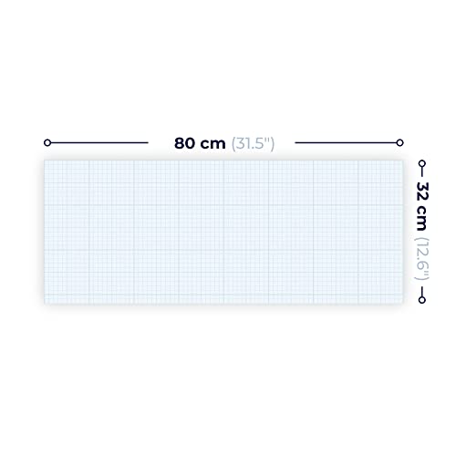 DEQORI personalisierte Glas-Magnettafel | 80x32 cm mit Foto | eigenes Bild | Memo-Board aus Glas | Magnetboard inkl. Magnete, Stift & Tuch für Küche & Büro | Tafel magnetisch & beschreibbar von DEQORI