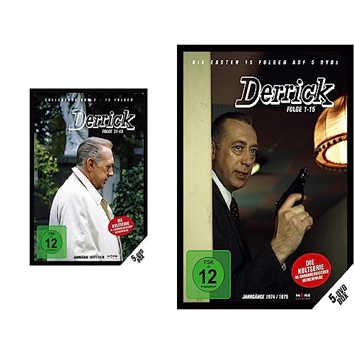 Derrick - Collector's Box Vol. 03 (Folge 31-45) [5 DVDs] & Collector's Box, Folge 1 - 15 [5 DVDs] von DERRICK