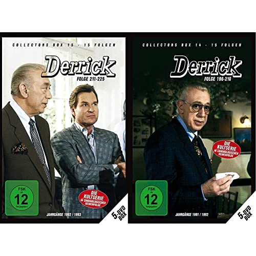 Derrick - Collector's Box Vol. 15 (Folge 211-225) [5 DVDs] & Collector's Box 14 (5 DVDs / Episoden 196-210) von DERRICK